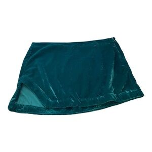 Free People Annalise Velvet Mini Skirt Size 10 NWT